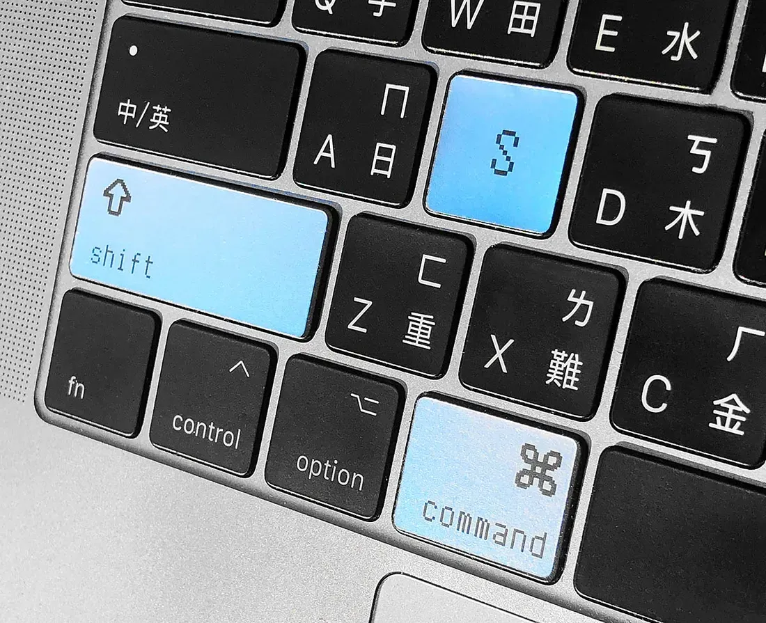 鍵盤貼紙實貼